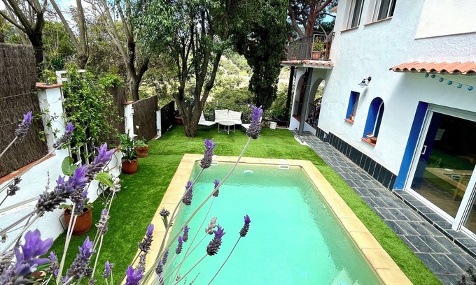 Sant Pol De Mar House | Family house with private saltwater pool in the Mountain near the beach.