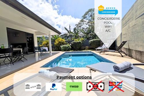 Mataiea Villa | Fare Fafapiti - AC - Wifi- Pool