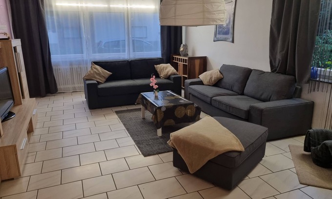 Wadgassen Apartment | Feel at home in a bright, cozy apartment - 95 sqm with a garden area