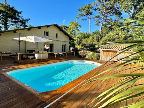 Claouey Villa | Ferienhaus mit beheiztem Pool in Claouey