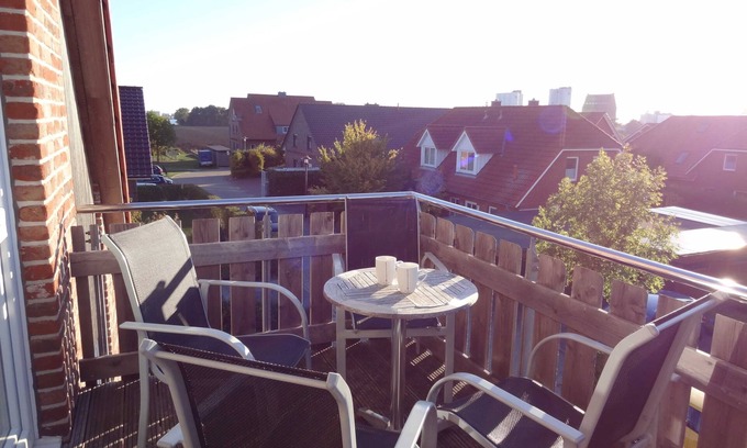 Burgstaaken Apartment | Ferienwohnung Studio Seeblick auf Fehmarn Haus 10 - Ferienwohnungen Hass Haus 10