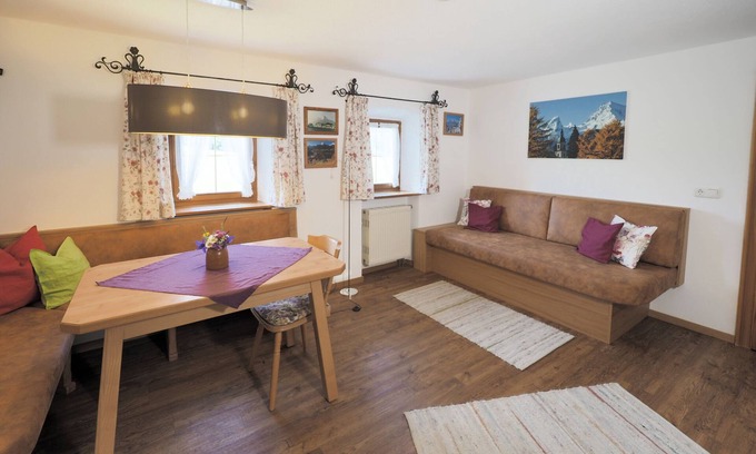 Bischofswiesen Apartment | Ferienwohnung "Watzmann" für 1-2 Pers., ca. 35 m², 1 Schlafzimmer, Wohnküche, Terrasse