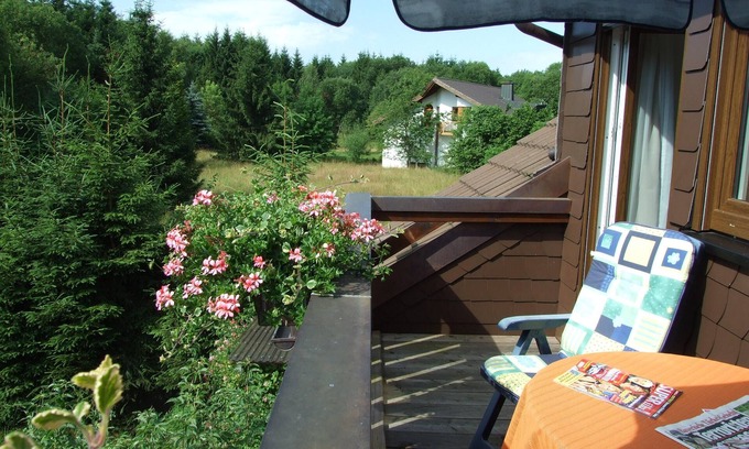 Bad Steben Apartment | Ferienwohnung "Zum Seifengrund" - mit Balkon und kostenfreies WLAN