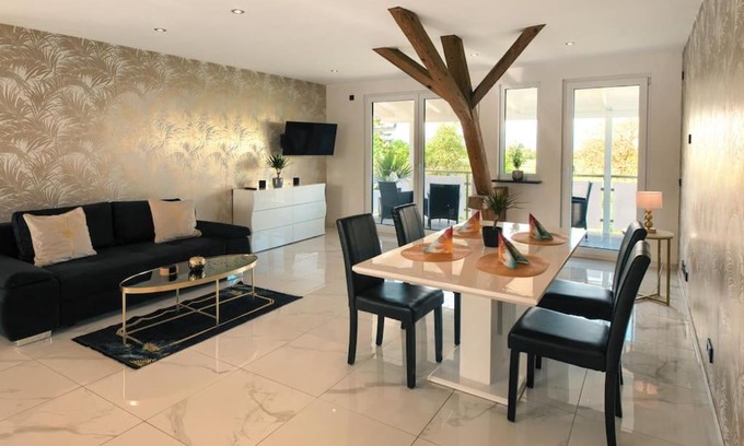 Gallenweiler Apartment | Ferienwohnungen im Palmengarten - 70 qm