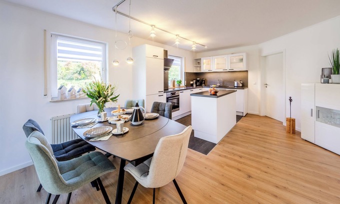 Ohningen Apartment | Fewo Resaleen mit Kleinem Garten für 2-6 Personen