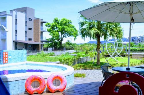 Dongshan Villa | Fish Nest Villa 宜蘭親子包棟民宿 戲水池 歡唱 代訂晚餐