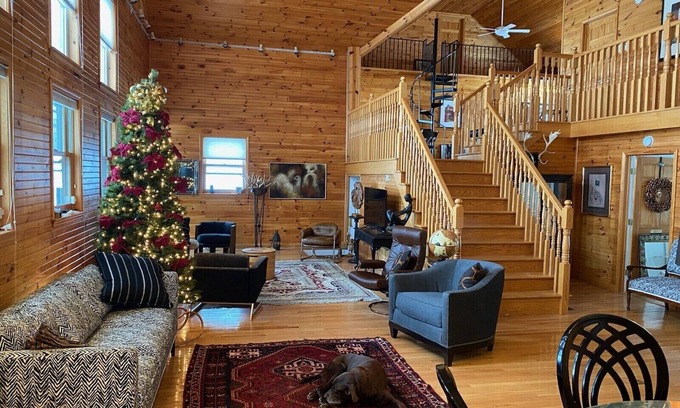 Bemus Point Cabin | Four season lodge on thirty acres for large gatherings