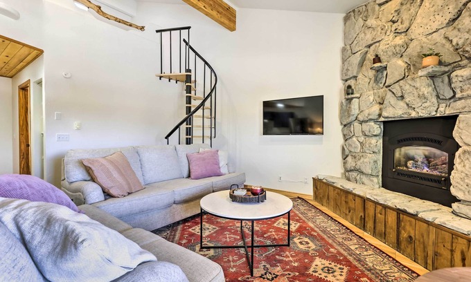 Fraser Condo | Fraser Mountain Escape w/Fireplace & Deck!