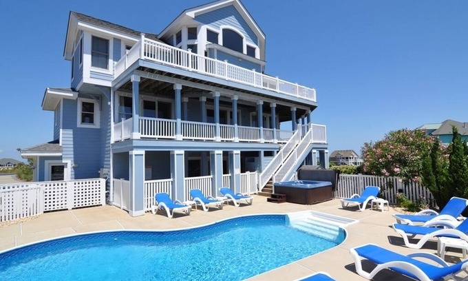 Corolla House | From Sunrise to Sunset: Pool, Hot Tub, Ocean views