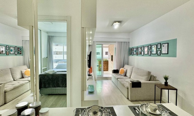 Matriz Apartment | Fun 1-bedroom apartment with washer-dryer and balcony