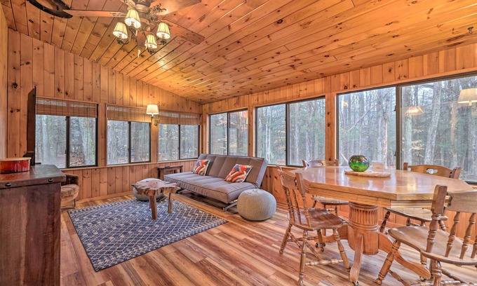 Greentown House | Furnished Deck + Fire Pit: Lake Wallenpaupack Home
