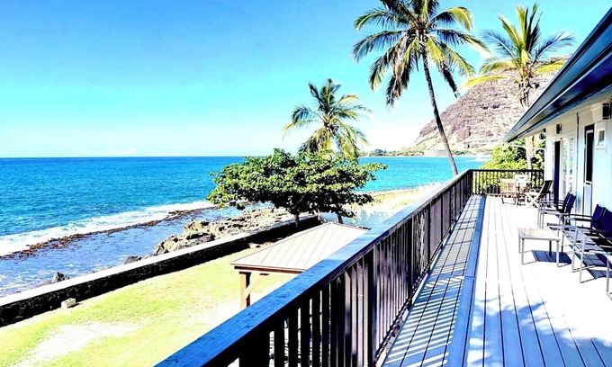 Makaha House | Furnished Oceanfront Home, 30 Day Rental, Inquire for Specific Dates