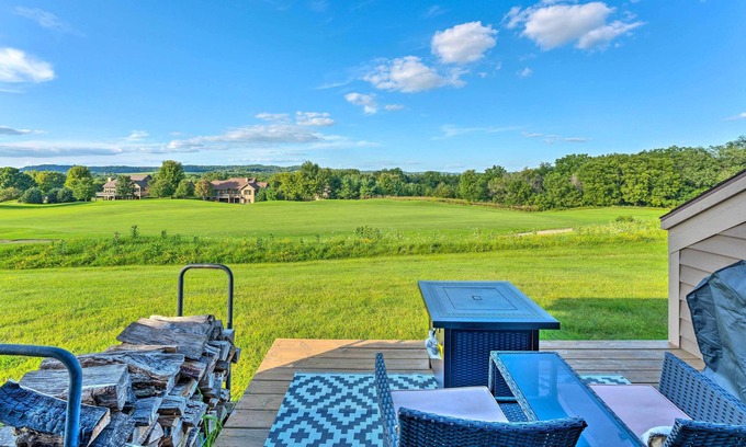 The Galena Territory House | Galena Gem w/ Fire Pit on Eagle Ridge Fairway