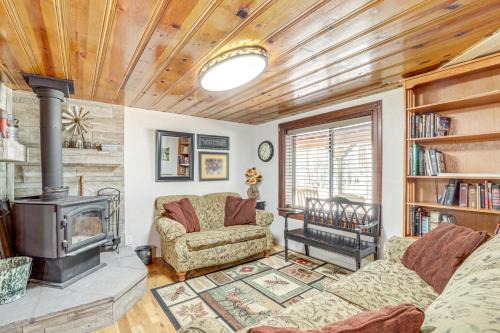 Strawberry House | Game Nights in Pines Winter Woods Cozy Cabin