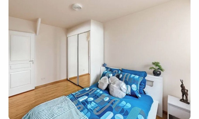 Saint-Bonnet-de-Mure Apartment | Garden apartment sleeps 3 Near eurexpo groupama stadium