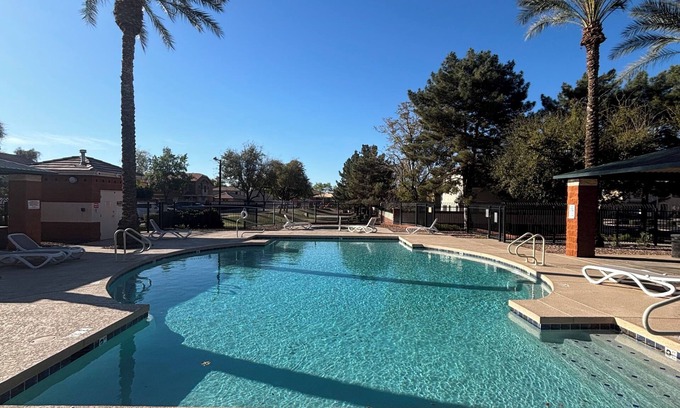 East Mesa House | Gated, 3-Bedroom House in Mesa – Featuring pool and hot tub access.