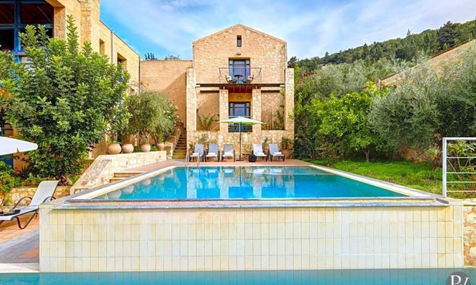 Gavalochori Villa | Gavalochori Villa Sleeps 10 Pool Air Con WiFi