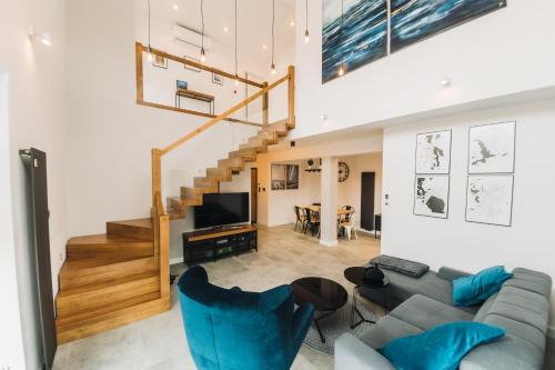 Gizycko Apartment | Giżycko Soft Loft - Apartament dwupoziomowy z klimatyzacją