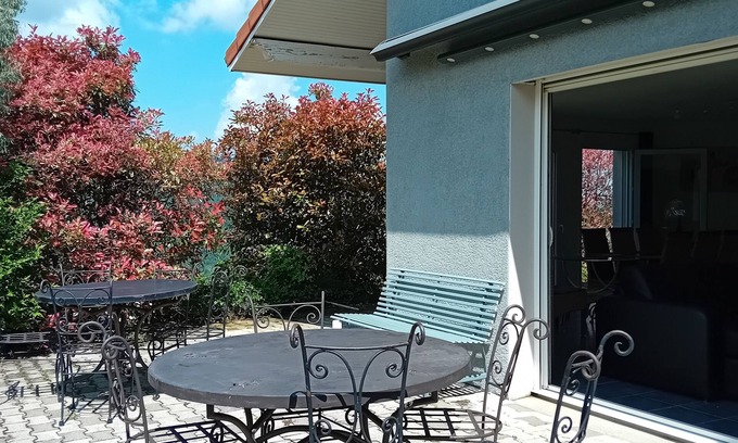 La Valla-en-Gier House | GITE 6/8 people 3 bedrooms 3 bathrooms. Parc du Pilat, Magnificent view