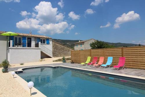 Valvigneres House | GITE DU SOULIER 6p, 3ch, piscine