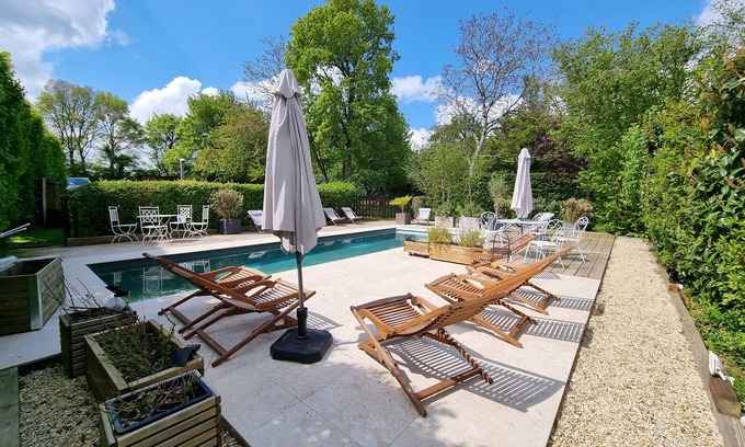Crezancy-en-Sancerre House | Gite Villa 206m2 4* 5CH 15P Heated swimming pool.4800m2 park Sancerre vineyards
