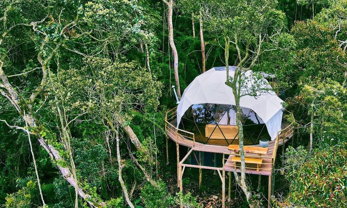 El Rosal Apartment | Glamping Alcyone in El Rosal with a view of the Bogotá savannah