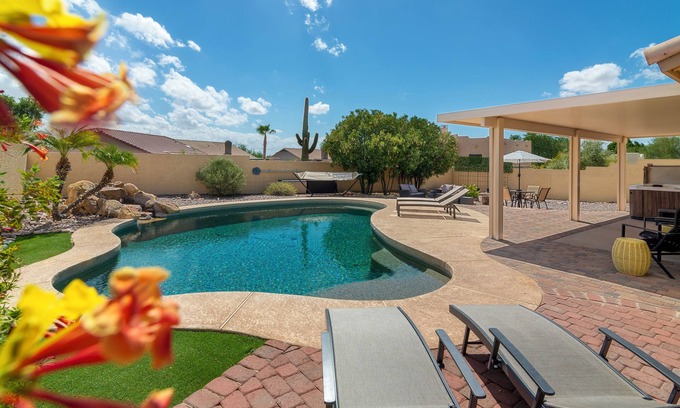 Gold Canyon House | Gold Canyon Peaceful Retreat - Private Pool & Hot Tub. Modern, cozy, tranquil!