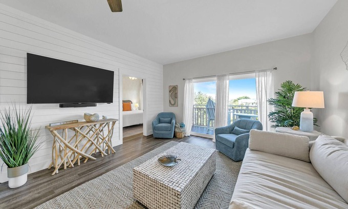 Waterside Village Condo | Golf Cart, Canal Views, Beach Service, Pool, Hot Tub