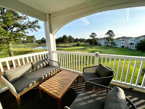Central Myrtle Beach Apartment | GolfView Villa/Center of MB/BEST View/End Unit
