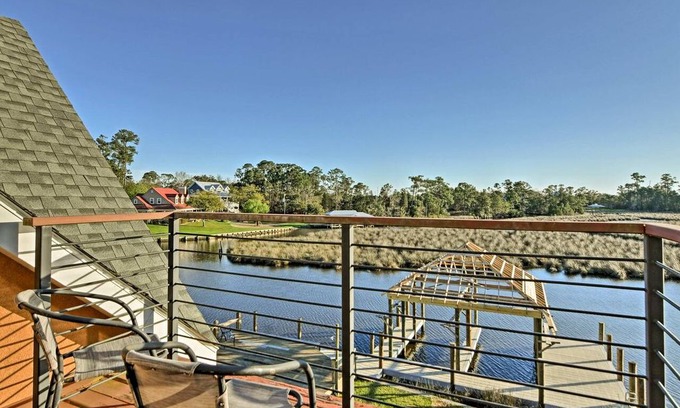 Gulf Hills House | Gorgeous Ocean Springs Waterfront Home w/ Dock!