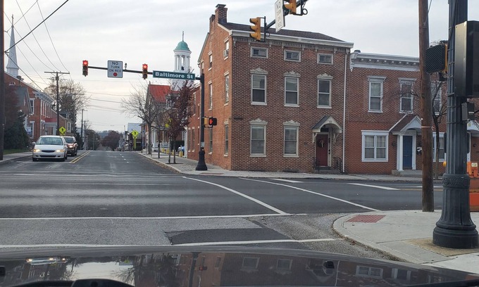 Gettysburg Apartment | Great downtown location w/ parking. Transit stop across the street. Unit 1 of 4.