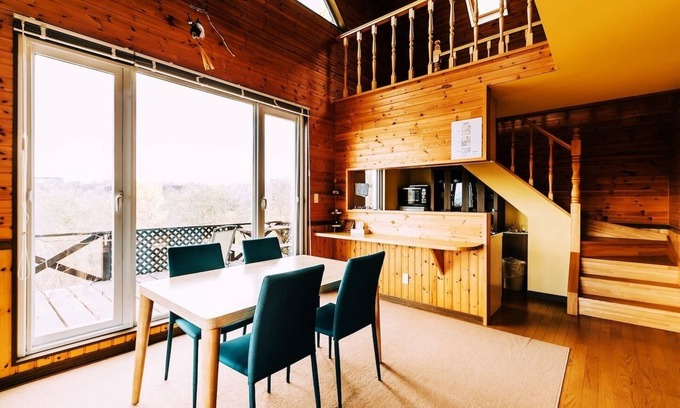 Toya Apartment | Great view Lake Toya 2bedroom log cabin