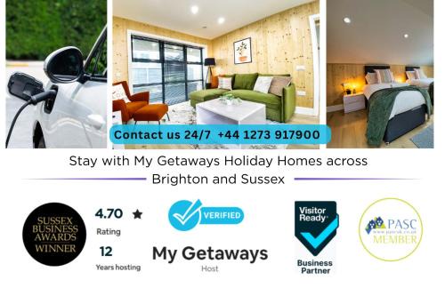 Hove House | Green Mews 3 with Free Parking - By My Getaways