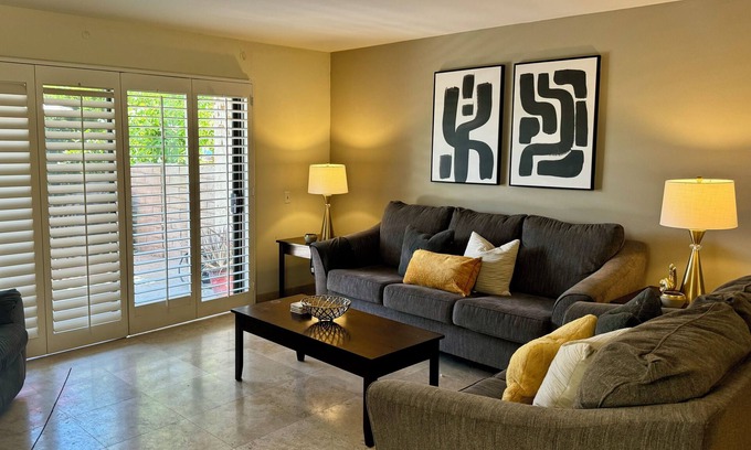 Sunrise Vista Chino Condo | Ground level , pet friendly, 2b 2b condo with large patio and Mountain view