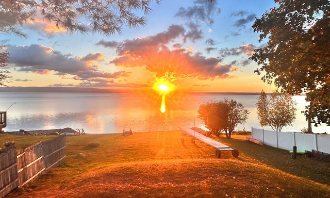 Cranesville House | GSL Waterfront Cottage With Million Dollar Views and 65 of Lakefront