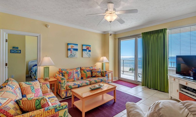 Panama City Beach Condo | Gulf Crest 306 – 2BR Beachfront Escape w/Stunning Views!