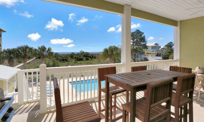 Cape San Blas Condo | Gulf Front, Community Pool, Plenty of Parking ~ Dunes Club 1B