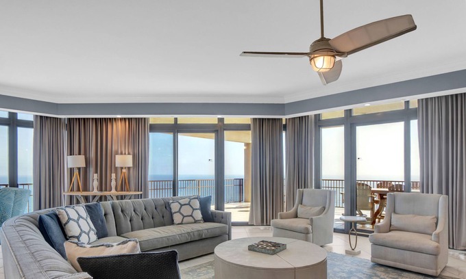 Orange Beach Condo | Gulf Front Condo | Lazy River | Wrap-Around Balcony