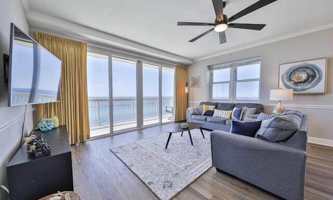 Miramar Beach Condo | Gulf front end unit w/wraparound balcony, Sunset ocean views, 3BR 3BA!
