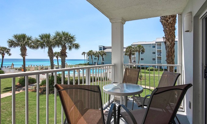 Seacrest Condo | Gulf-front in Seacrest - Pool & Tennis - Sleeps 6 + Free Attraction Tickets!
