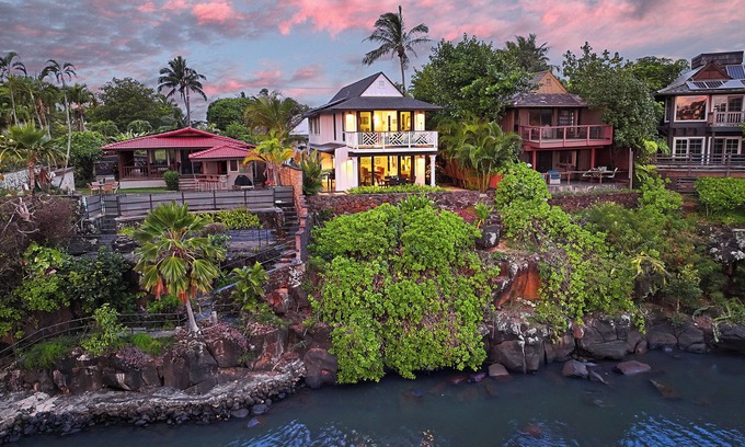 Poipu House | Hale Honu - 5 Star Oceanfront Home Overlooking Turtle Cove!