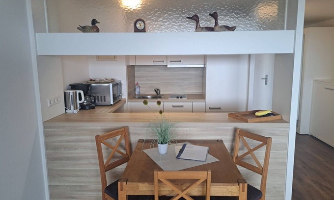 Westerland Apartment | Hanseatenhaus Apartment 67 - 1 room app. with open American kitchen