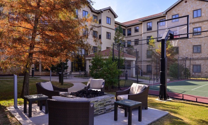 Central Oklahoma City Condo | Heated Saltwater Pool + Hot Tub + Suite