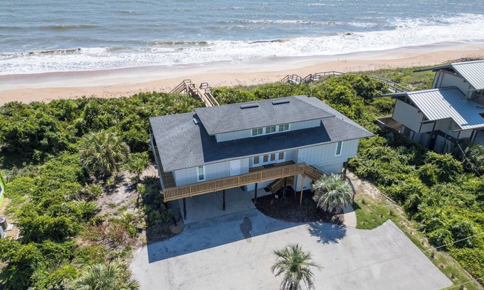 South Ponte Vedra Beach House | Hello Beach! Oceanfront/Large Deck/Private Beach Access-Stā Vacation Rentals