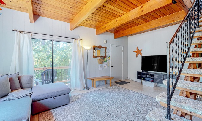 Manzanita House | Hidden Oasis | Dog-friendly house in Manzanita with 3 decks, walk to the beach