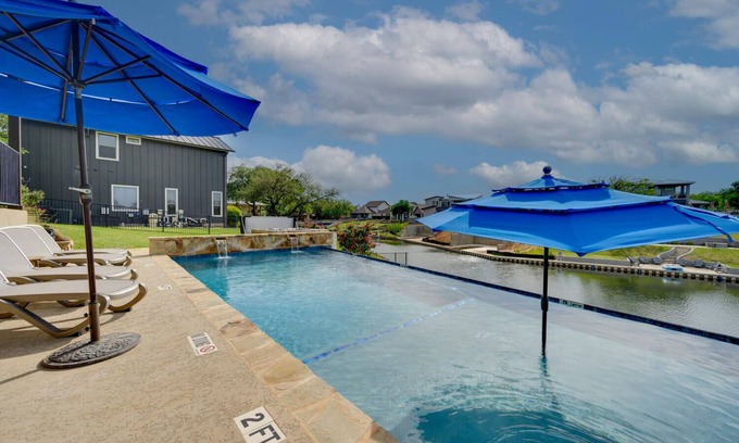 Kingsland House | Highly rated home with private pool, hot tub and 90 feet of waterfront!