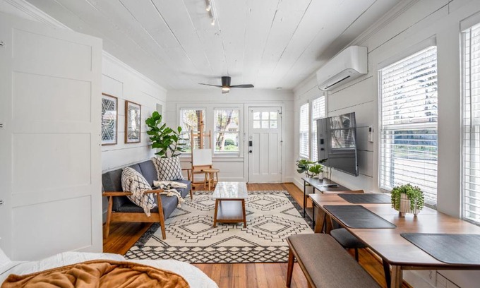Greater Heights Apartment | Historic Heights Artist Boho Bungalow
