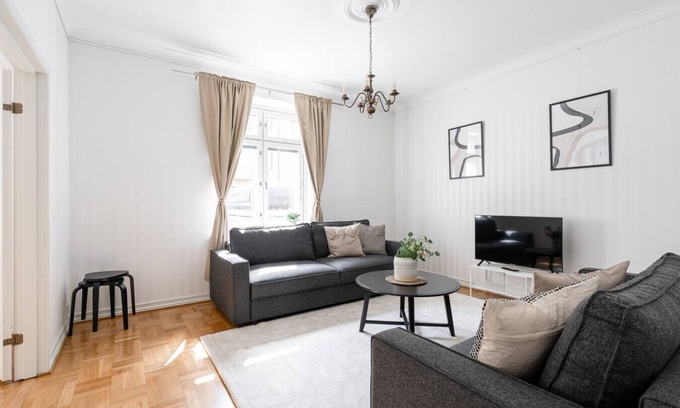 Tampere Apartment | Historical 2BR Apt with Sauna & Great Location