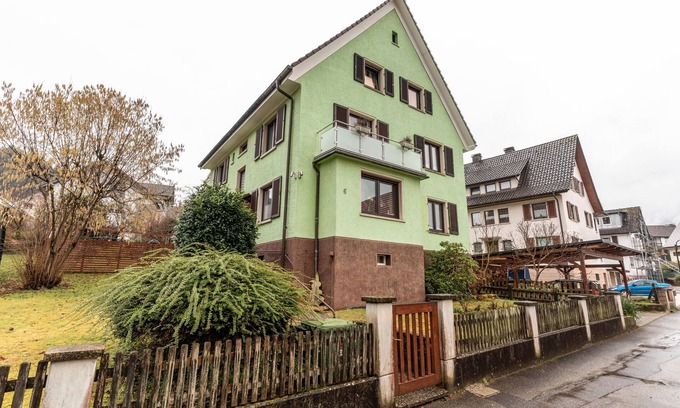 Oppenau Apartment | Holiday Apartment 'Im Grünen' with Private Terrace, Balcony and Wi-Fi
