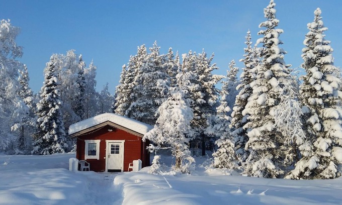 Arvidsjaur House | Holiday home in Arvidsjaur with small terrace